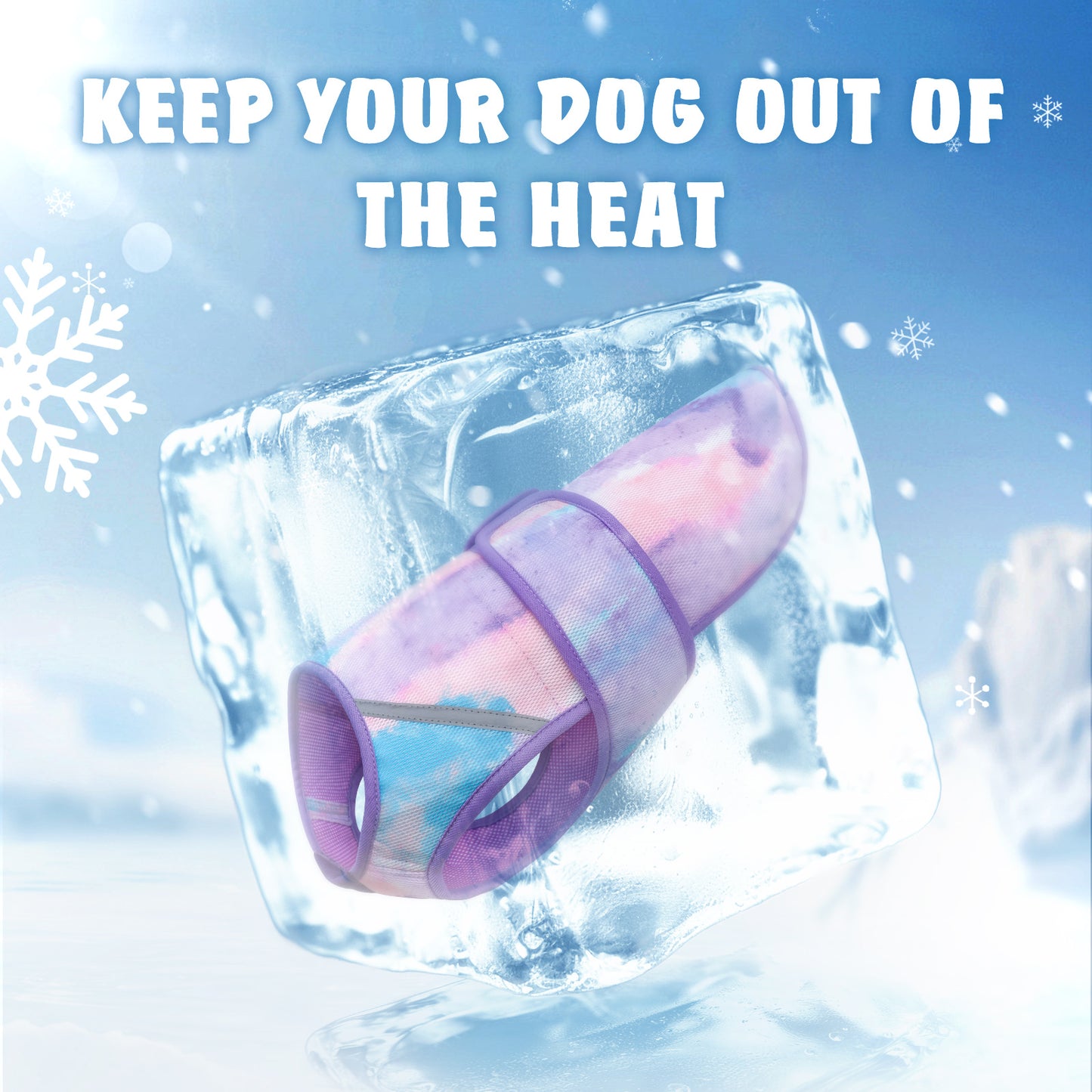 KYEESE Dog Cooling Vest-3D Breathable Mesh Pet Cooling Jacket
