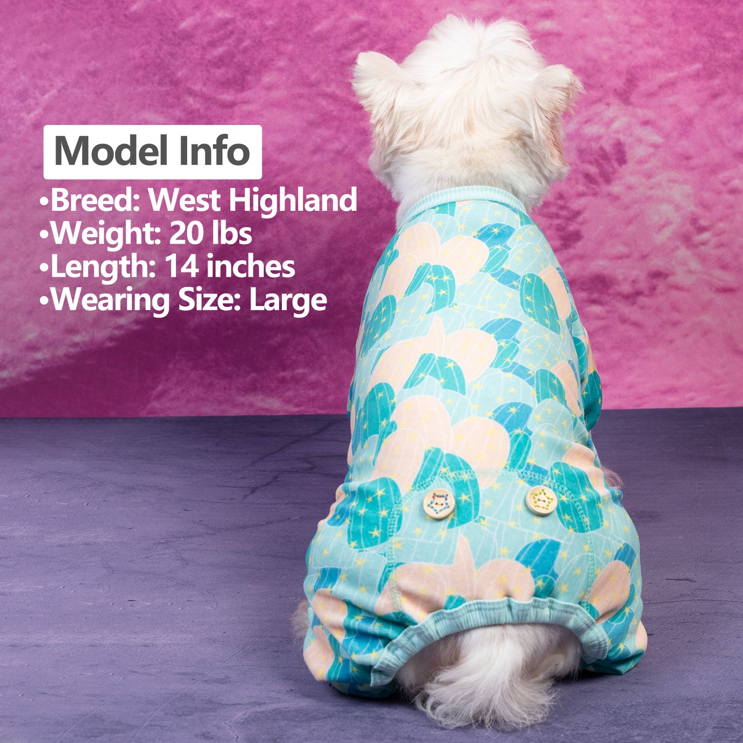 KYEESE Adorable Print Dog Pajamas – Cozy, Sensitive-Skin Friendly Sleepwear