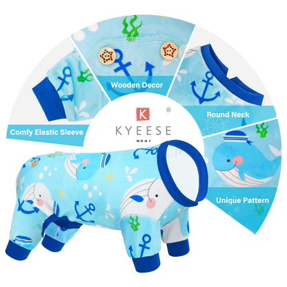 KYEESE Adorable Print Dog Pajamas – Cozy, Sensitive-Skin Friendly Sleepwear