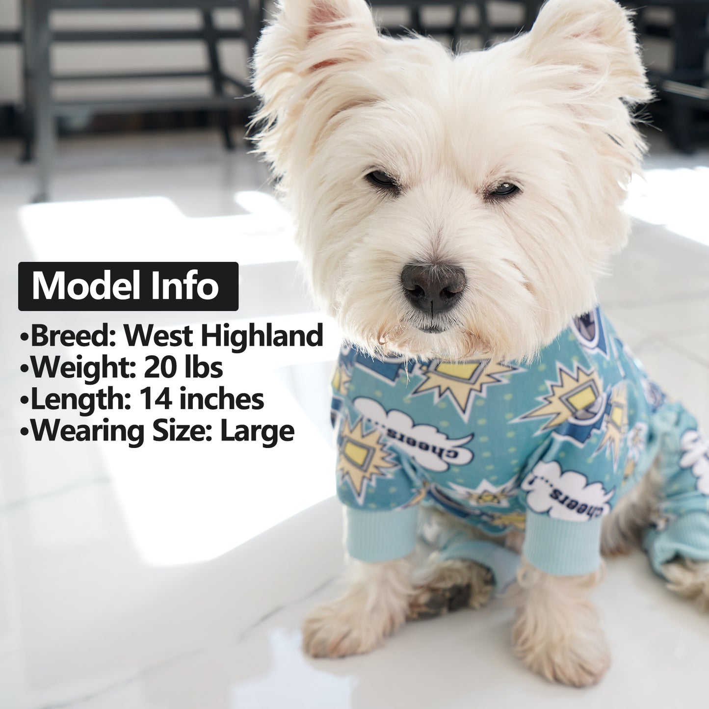 KYEESE Adorable Print Dog Pajamas – Cozy, Sensitive-Skin Friendly Sleepwear