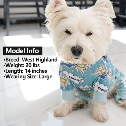 KYEESE Adorable Print Dog Pajamas – Cozy, Sensitive-Skin Friendly Sleepwear