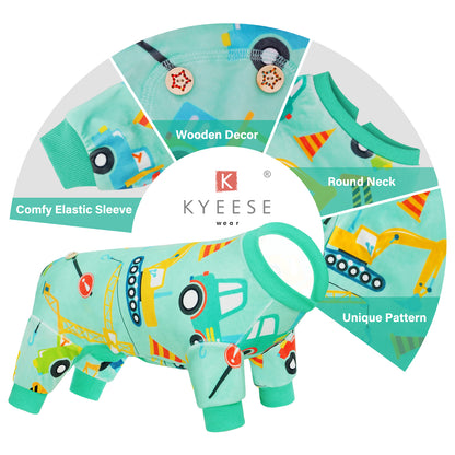 KYEESE Adorable Print Dog Pajamas – Cozy, Sensitive-Skin Friendly Sleepwear