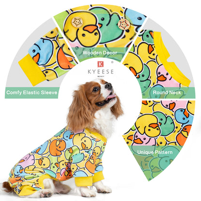 KYEESE Adorable Print Dog Pajamas – Cozy, Sensitive-Skin Friendly Sleepwear
