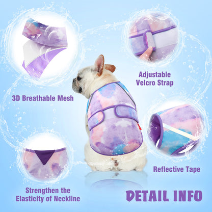KYEESE Dog Cooling Vest-3D Breathable Mesh Pet Cooling Jacket
