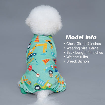 KYEESE Adorable Print Dog Pajamas – Cozy, Sensitive-Skin Friendly Sleepwear