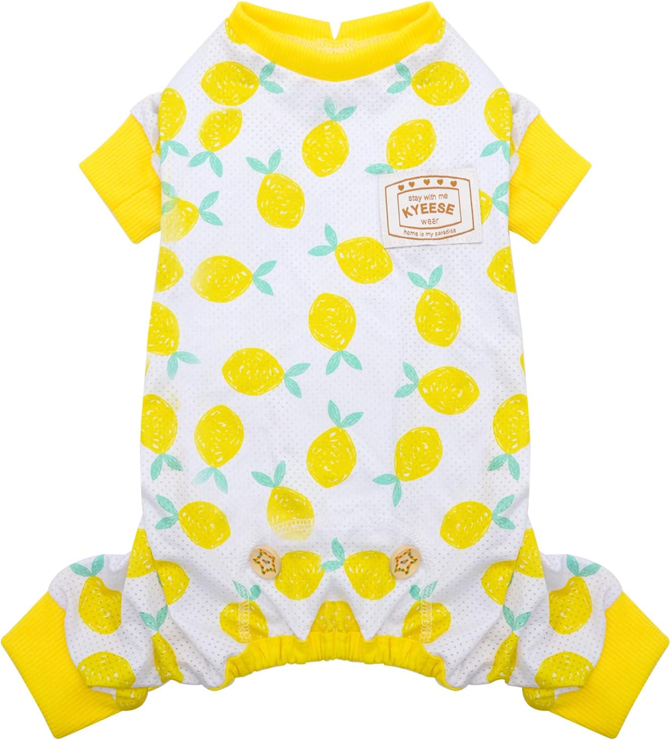 KYEESE Mesh Dog Pajamas-Fast-Drying Breathable Pet Onesie