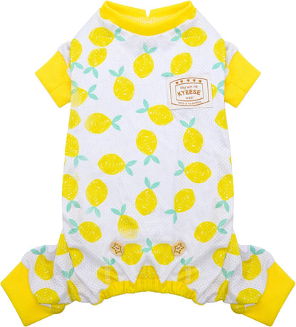 KYEESE Mesh Dog Pajamas-Fast-Drying Breathable Pet Onesie