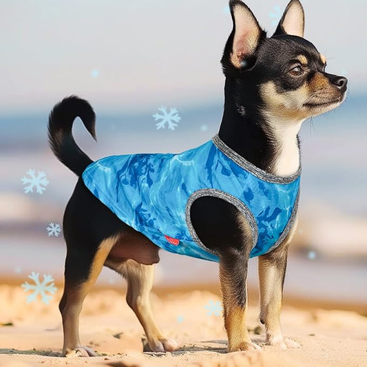 KYEESE 2 Pack Dog Cooling Shirts-Breathable  Instant Cooling Dog Vest