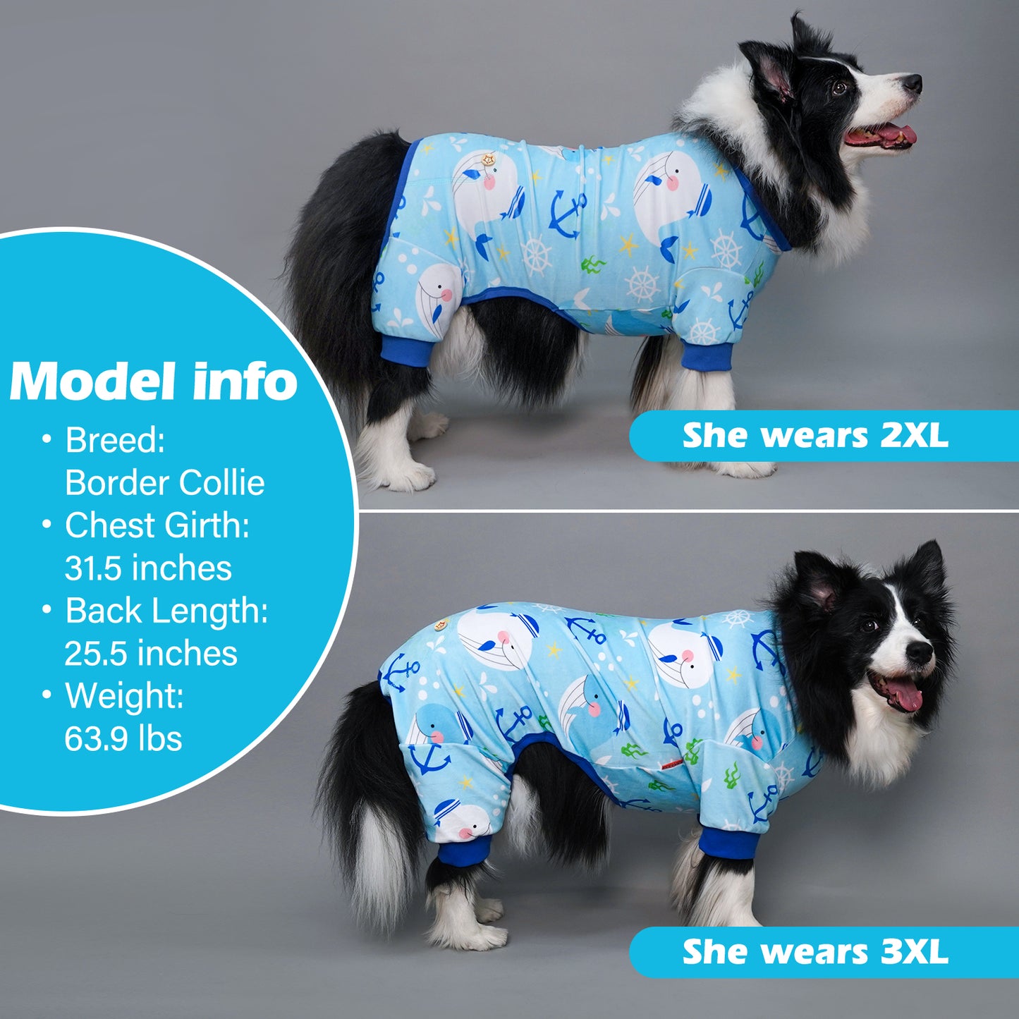 KYEESE Adorable Print Dog Pajamas – Cozy, Sensitive-Skin Friendly Sleepwear