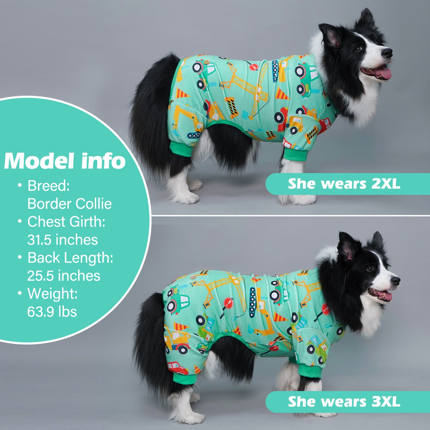 KYEESE Adorable Print Dog Pajamas – Cozy, Sensitive-Skin Friendly Sleepwear