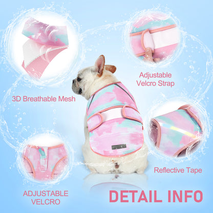 KYEESE Dog Cooling Vest-3D Breathable Mesh Pet Cooling Jacket