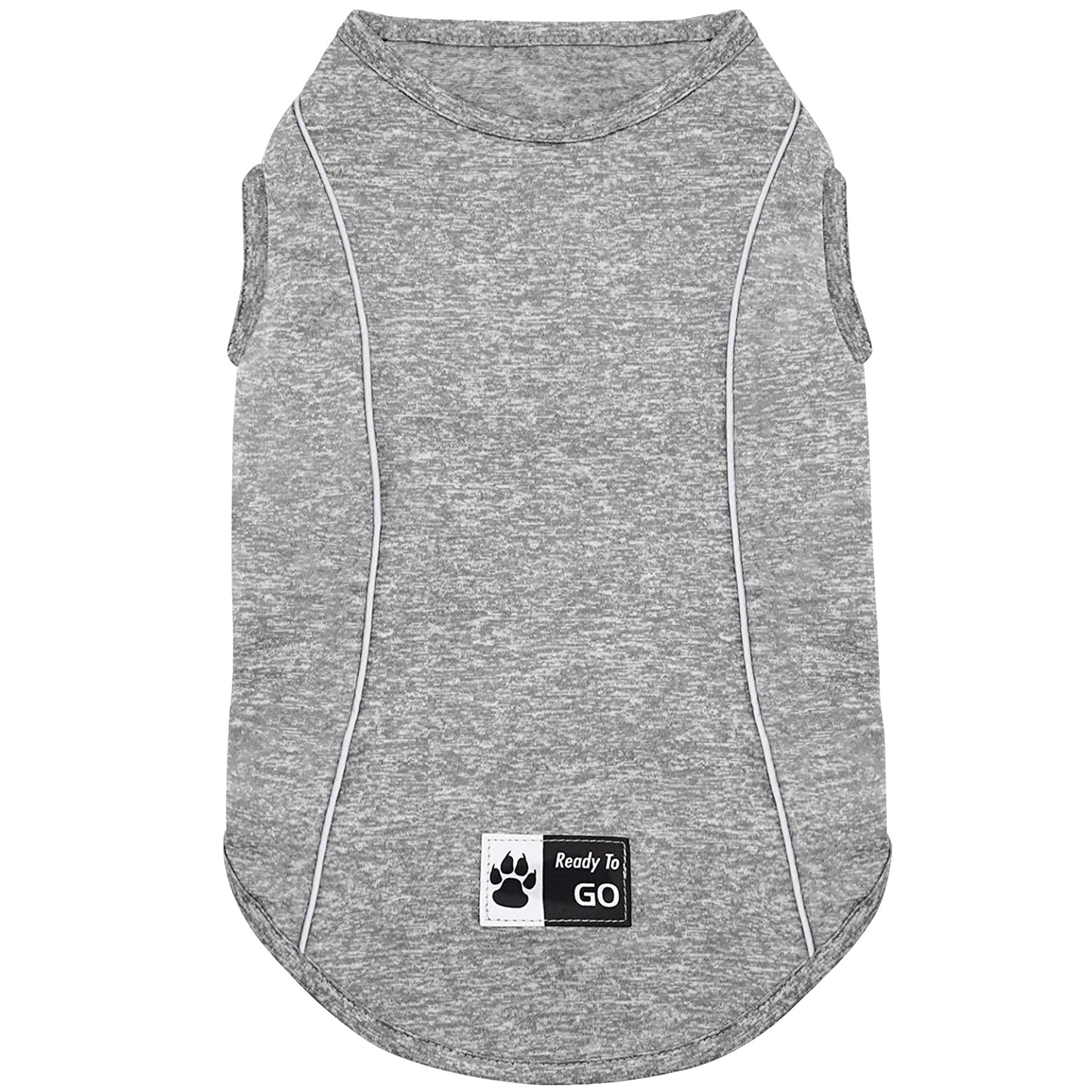 KYEESE Dog Shirt/2pack Dog Shirt-Sports Athletic Breathable Dog T-Shirt with Reflective Strip Tank Top