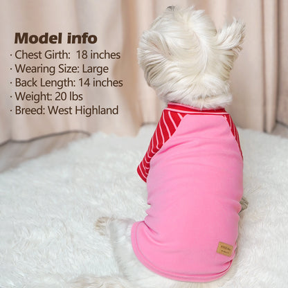 KYEESE 2Pack / 3Pack Dog Sweaters – Soft Stretchy Fleece Pullover Pet Clothes for Cold Weather