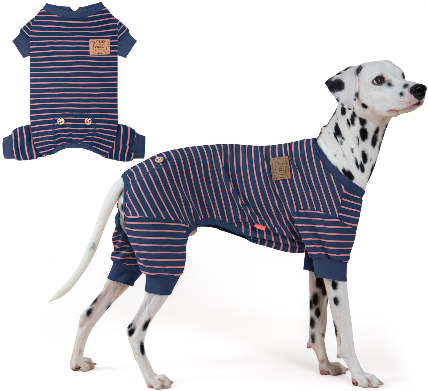 STRIPED DOG PAJAMAS
