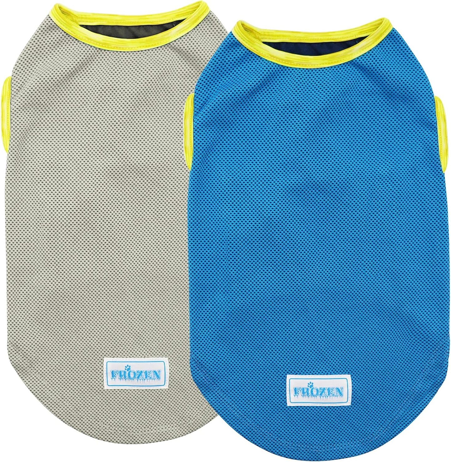 KYEESE 2 Pack Dog Cooling Shirts-Breathable  Instant Cooling Dog Vest