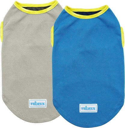 KYEESE 2 Pack Dog Cooling Shirts-Breathable  Instant Cooling Dog Vest