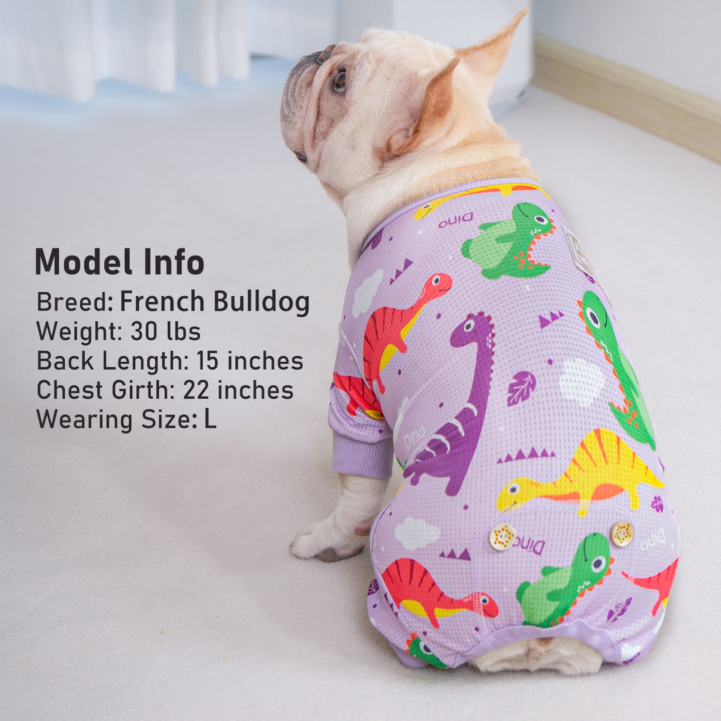 KYEESE Mesh Dog Pajamas-Fast-Drying Breathable Pet Onesie