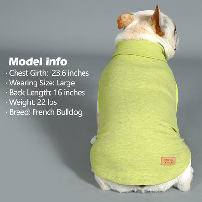 KYEESE 2Pack Velvet Fleece Dog Sweaters – Warm, Stretchy Turtleneck Pullovers
