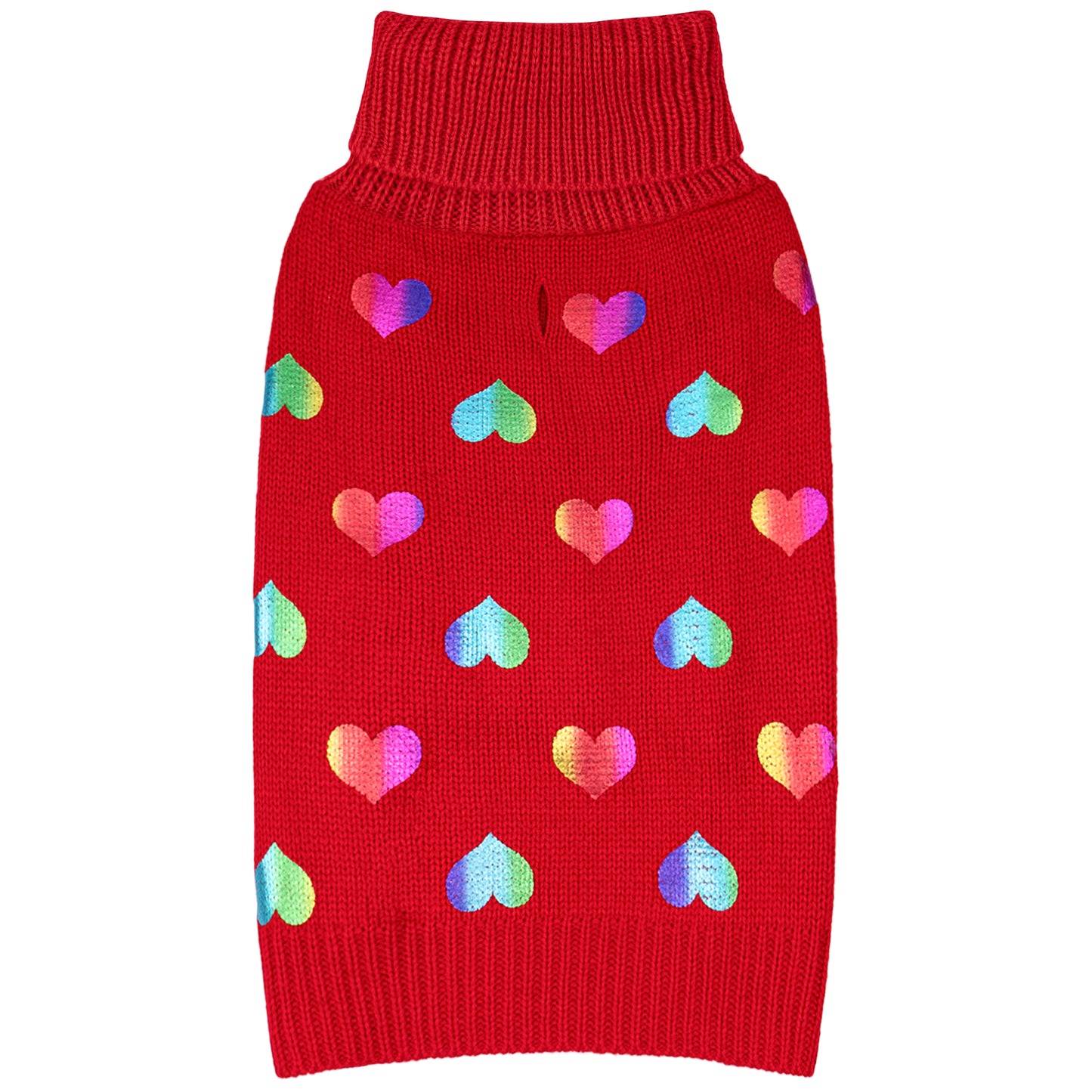 Valentine Heart Red Dog Sweater