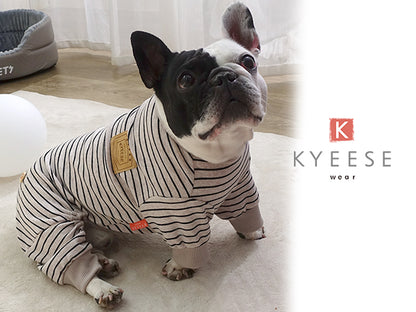 STRIPED DOG PAJAMAS