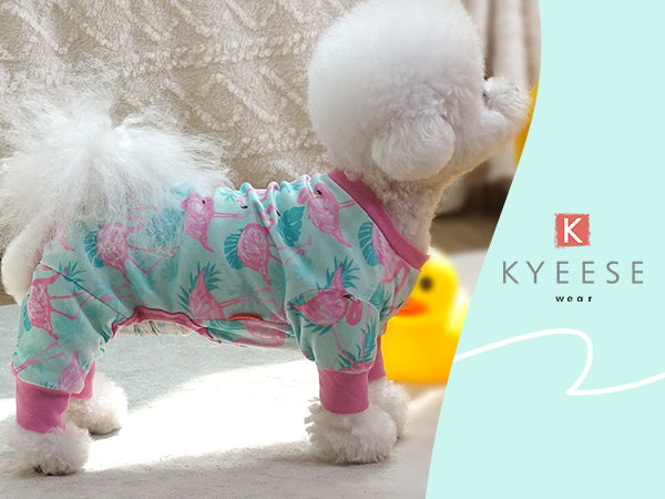 KYEESE Adorable Print Dog Pajamas – Cozy, Sensitive-Skin Friendly Sleepwear