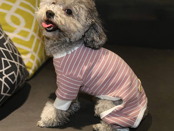STRIPED DOG PAJAMAS