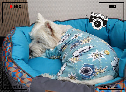 KYEESE Adorable Print Dog Pajamas – Cozy, Sensitive-Skin Friendly Sleepwear
