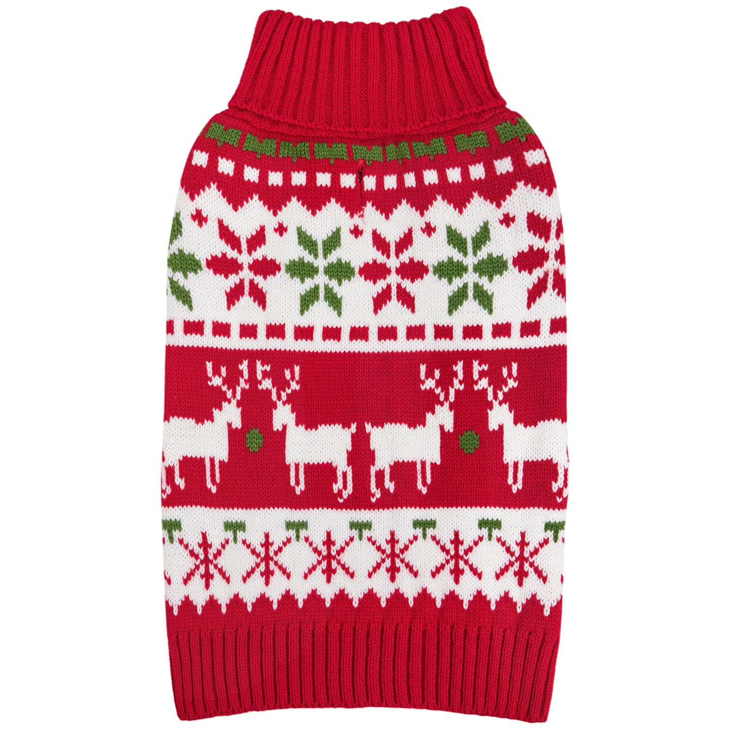 CHRISTMAS DOG SWEATER-RED