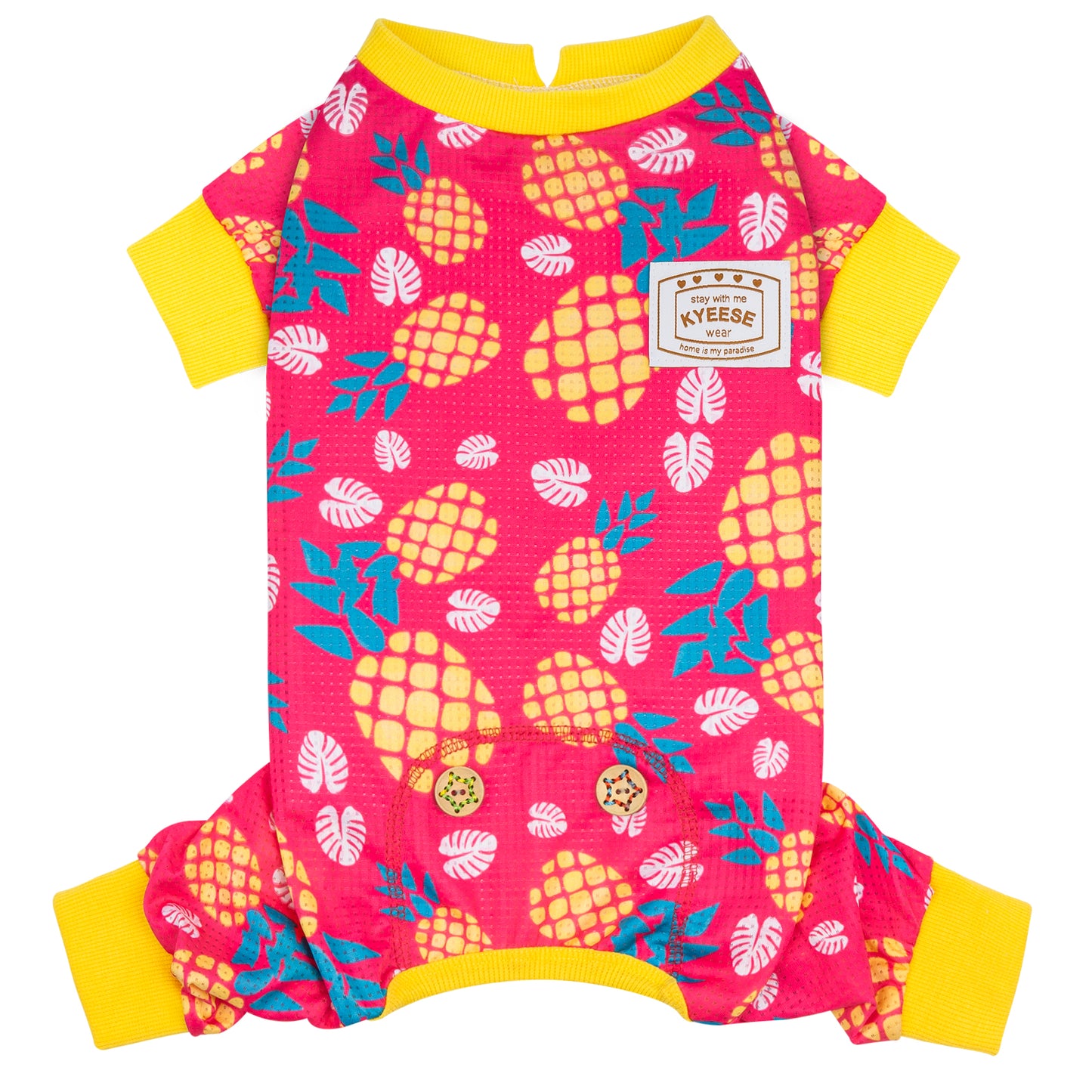 KYEESE Mesh Dog Pajamas-Fast-Drying Breathable Pet Onesie