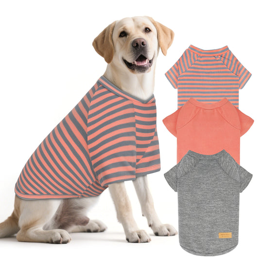 KYEESE 2Pack / 3Pack Dog Sweaters – Soft Stretchy Fleece Pullover Pet Clothes for Cold Weather