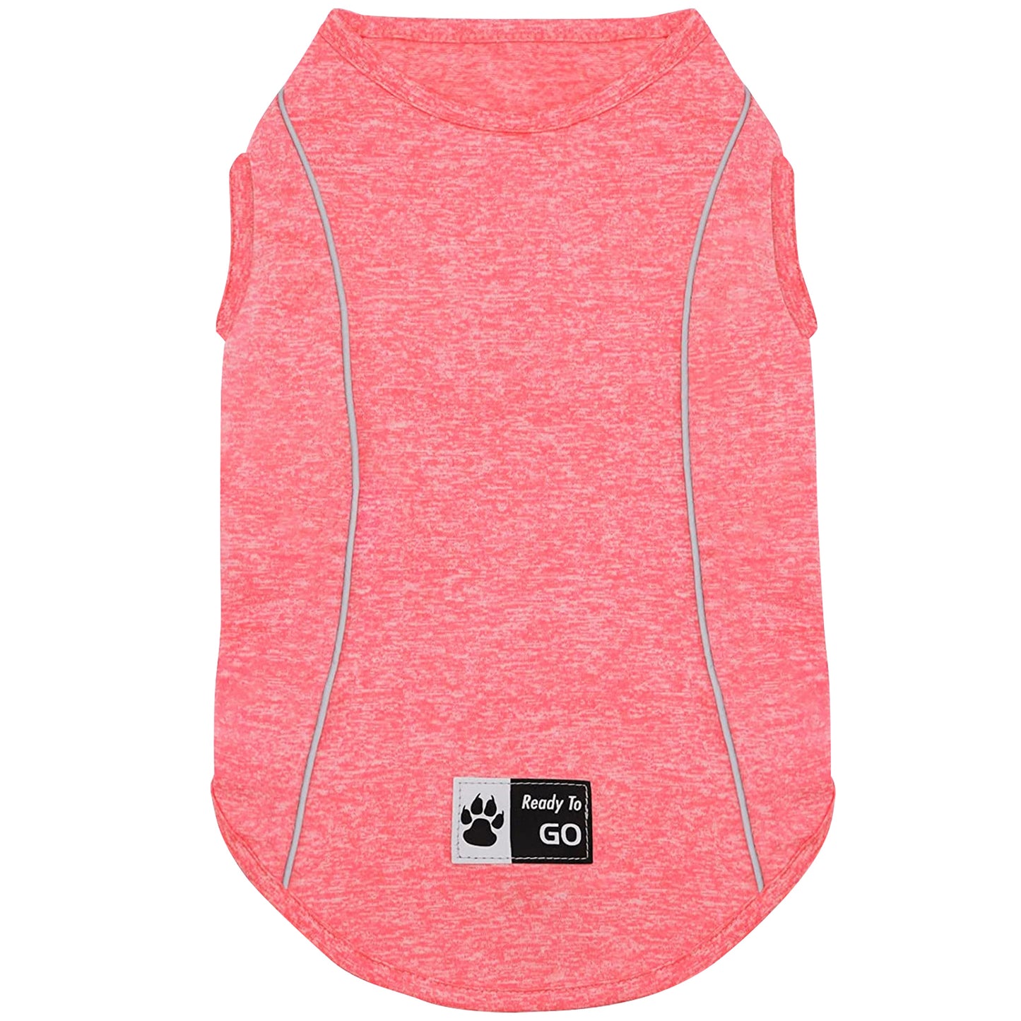 KYEESE Dog Shirt/2pack Dog Shirt-Sports Athletic Breathable Dog T-Shirt with Reflective Strip Tank Top