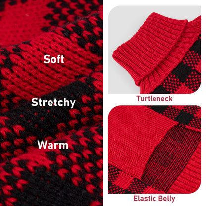 CHRISTMAS DOG SWEATER-REINDEER