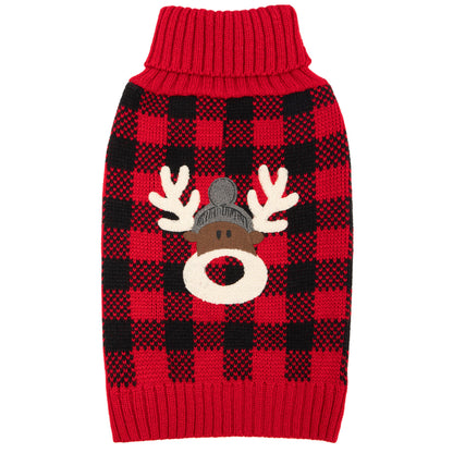 CHRISTMAS DOG SWEATER-REINDEER