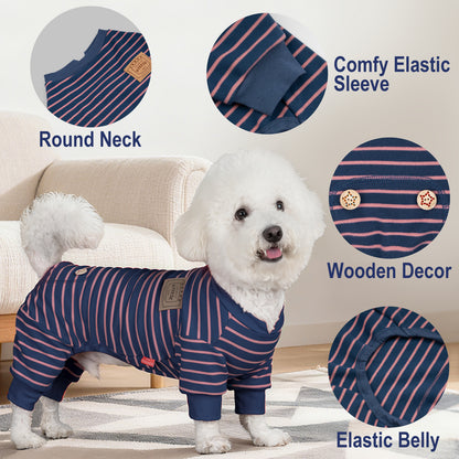 STRIPED DOG PAJAMAS