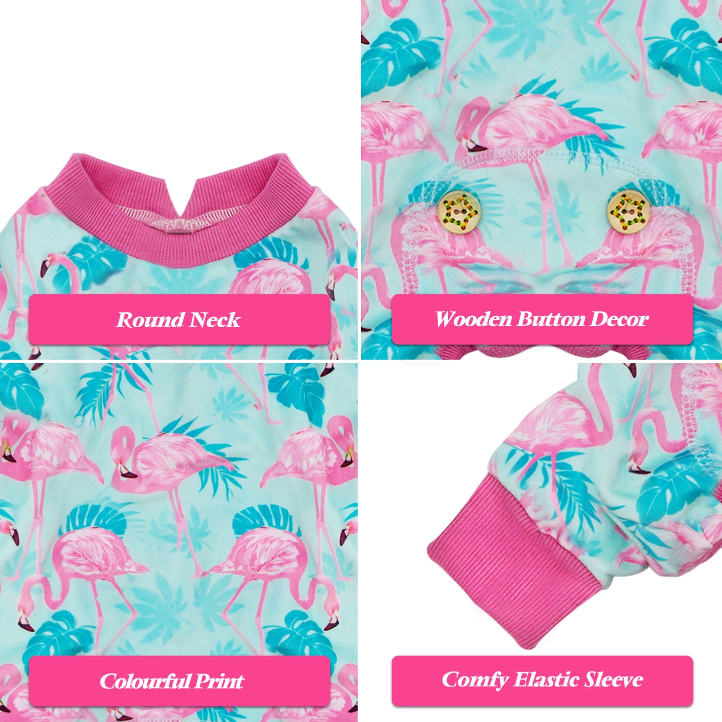 KYEESE Adorable Print Dog Pajamas – Cozy, Sensitive-Skin Friendly Sleepwear