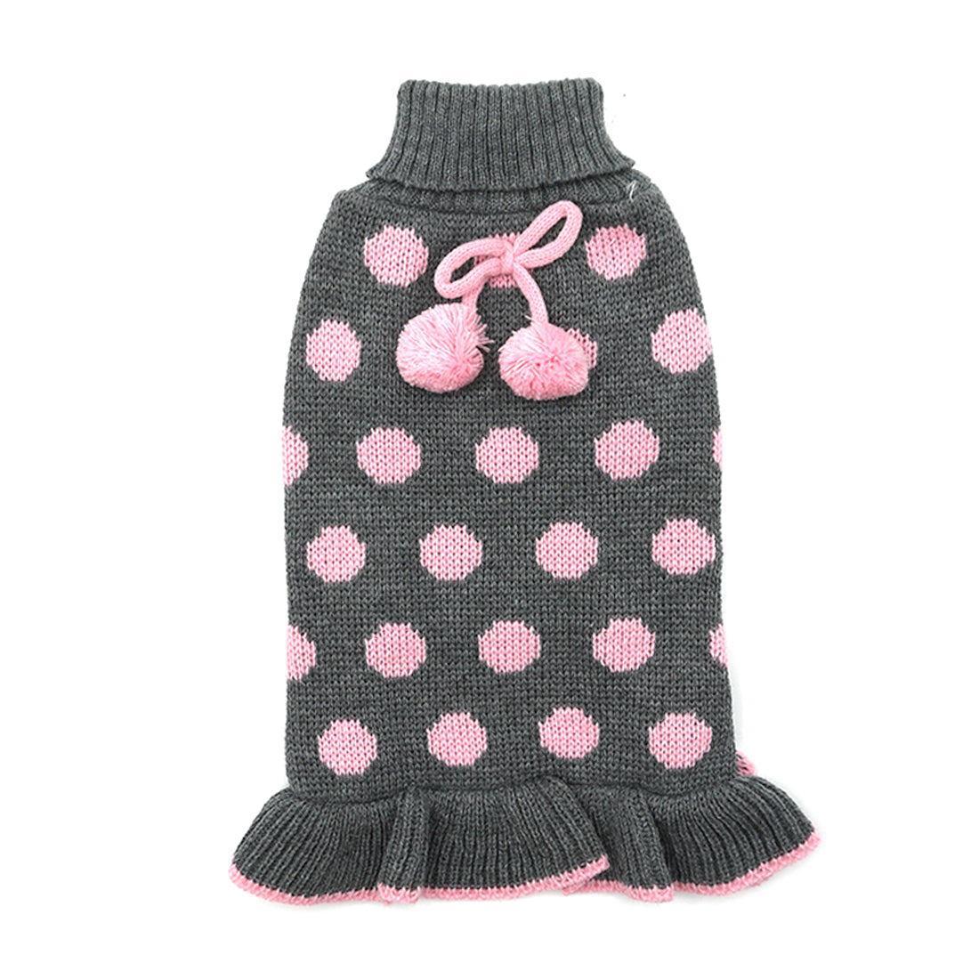 KYEESE Polka Dot Pet Sweater Dress