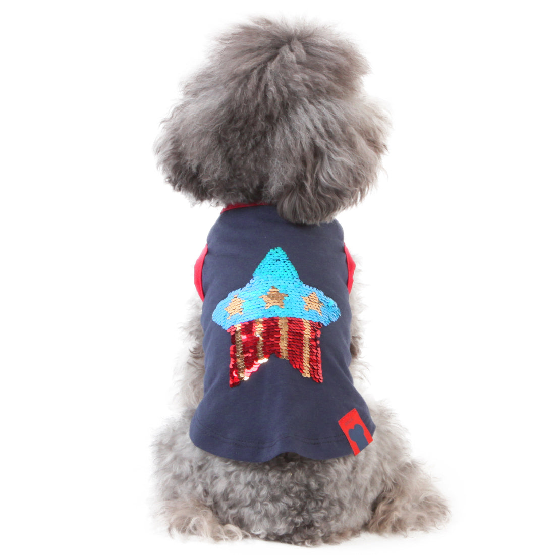KYEESE Dog Shirt American Flag for Small/Medium Dogs T Shirt
