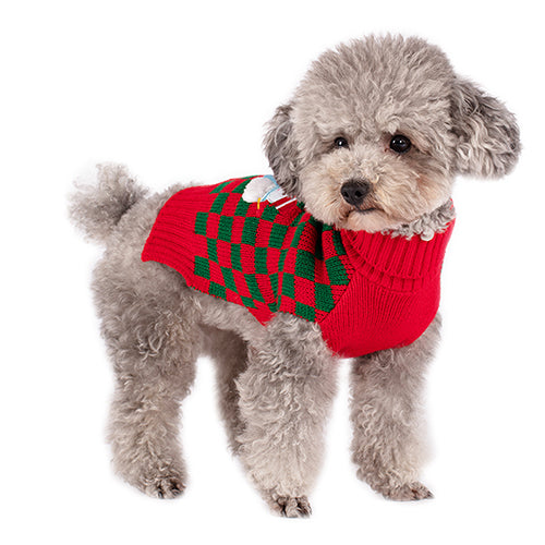 KYEESE Christmas Snowman Pet Sweater